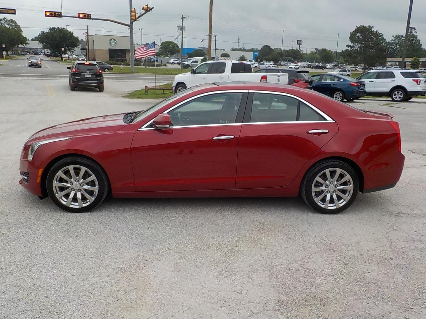 2017 Red /Black Cadillac ATS (1G6AH5RX7H0) , located at 1617 W Church Street, Livingston, TX, 77351, (936) 327-3600, 30.710995, -94.951157 - WOW!! LOW LOW MILES!! Come check it out! - Photo#4